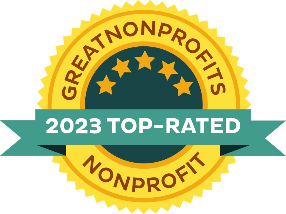 The emblem for the 2023 Top-Rated Nonprofit award